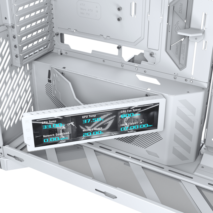 ASUS ROG CRONOX ARGB CASE GR801 WHITE thumbnail 11