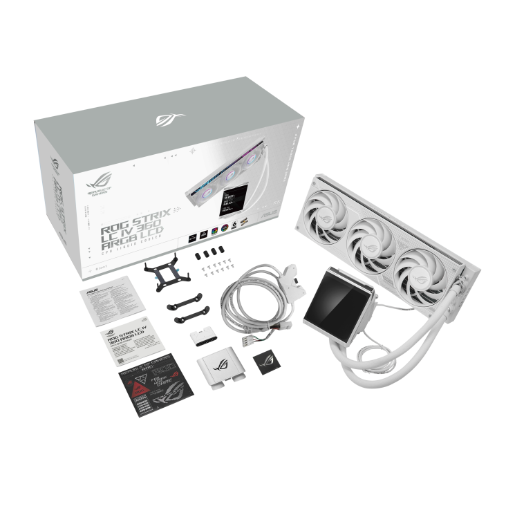 ASUS ROG STRIX LC IV 360 ARGB LCD WHT thumbnail 16