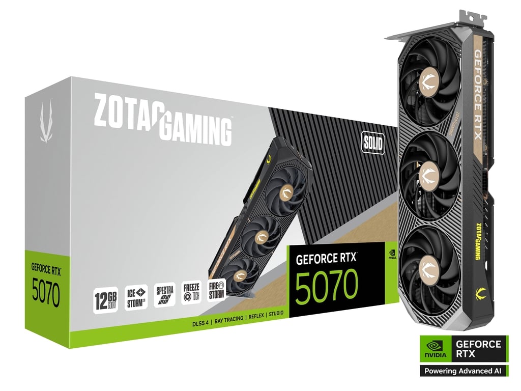 ZOTAC RTX5070 SOLID OC 12GB GDDR7