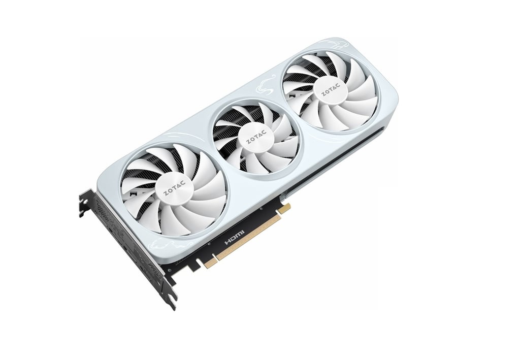 ZOTAC RTX5060TI OC 8GB GDDR7 MOON WHITE thumbnail 5