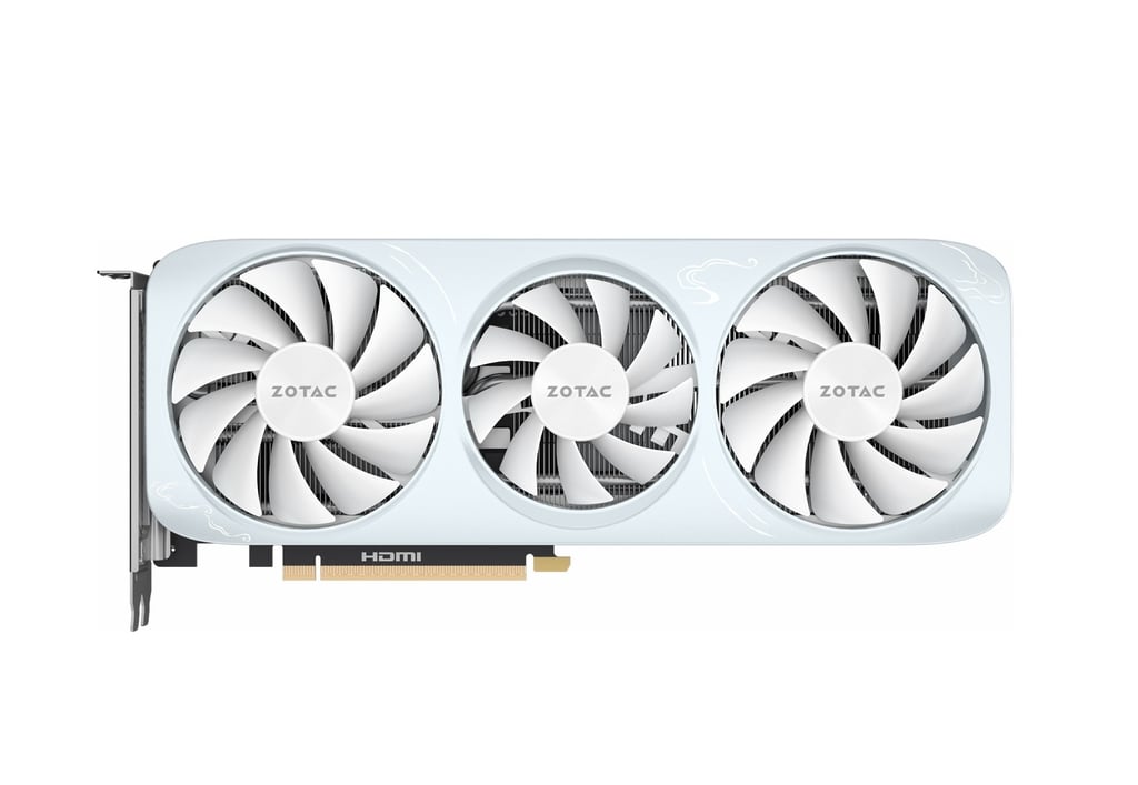 ZOTAC RTX5060TI OC 8GB GDDR7 MOON WHITE thumbnail 2