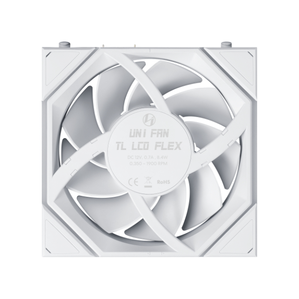LIAN LI UNI FAN TL LCD FLEX WIRELESS 120MM*1 WHITE thumbnail 4