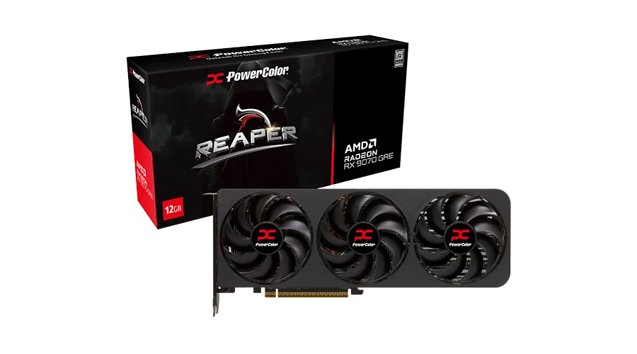 POWERCOLOR RX9070GRE REAPER 12GB GDDR6