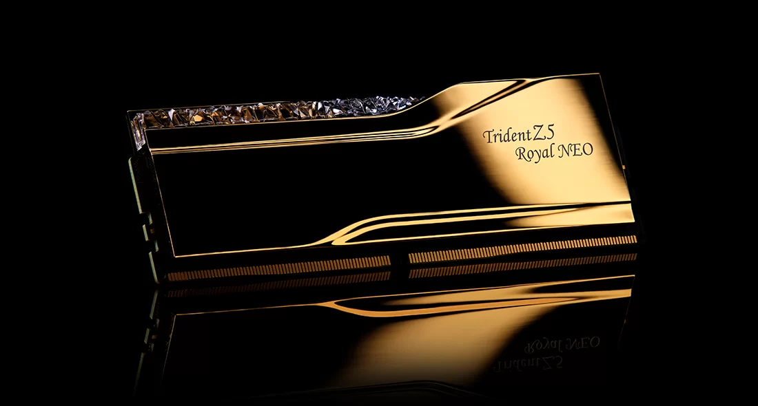 G-SKILL TRIDENT Z5 RGB 32G(16G*2)DDR5 8000MHZ 1.45V GOLD thumbnail 4