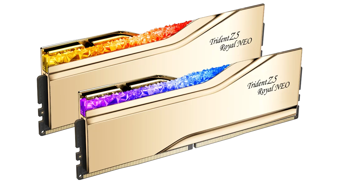 G-SKILL TRIDENT Z5 RGB 32G(16G*2)DDR5 8000MHZ 1.45V GOLD thumbnail 5