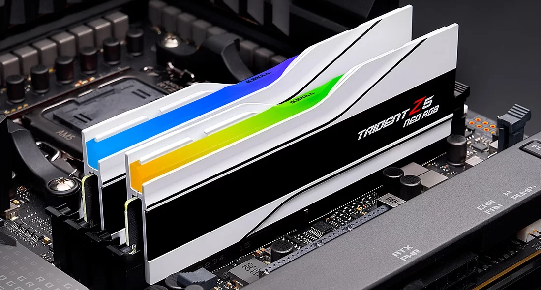 G-SKILL TZ5 NEO RGB WHITE 32G(16G*2) DDR5 6000MHZ thumbnail 5