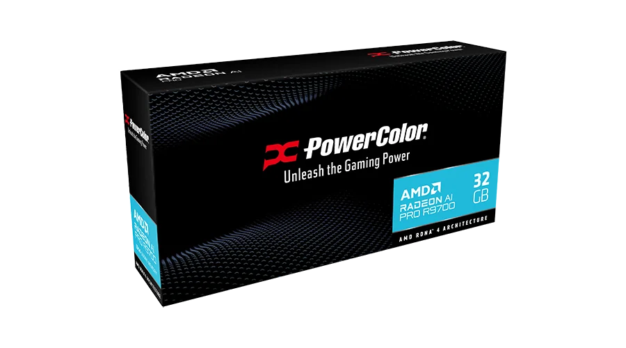 POWERCOLOR AMD RADEON AI PRO R9700 32GB