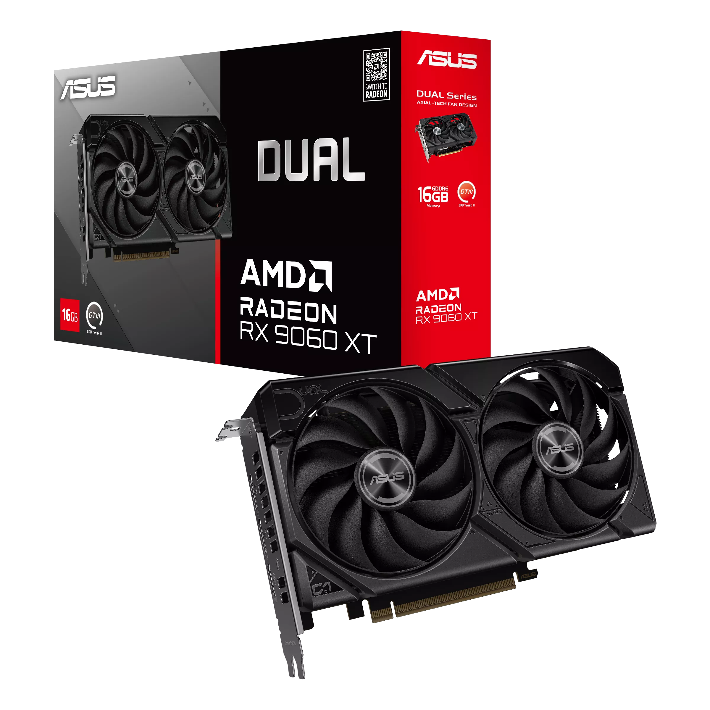 ASUS DUAL RX9060XT 16GB GDDR6