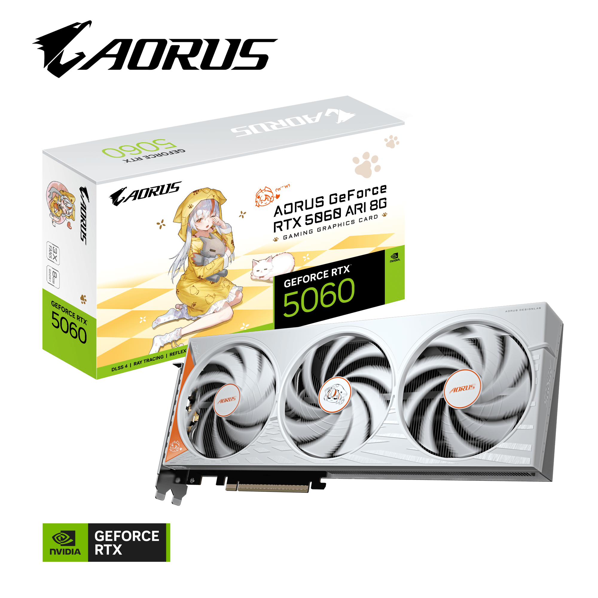GIGABYTE RTX5060 AORUS ARI 8GB GDDR7