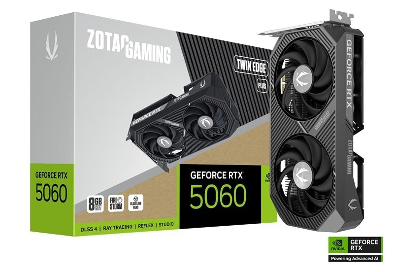 ZOTAC RTX5060 TWIN EDGE PLUS 8GB GDDR7