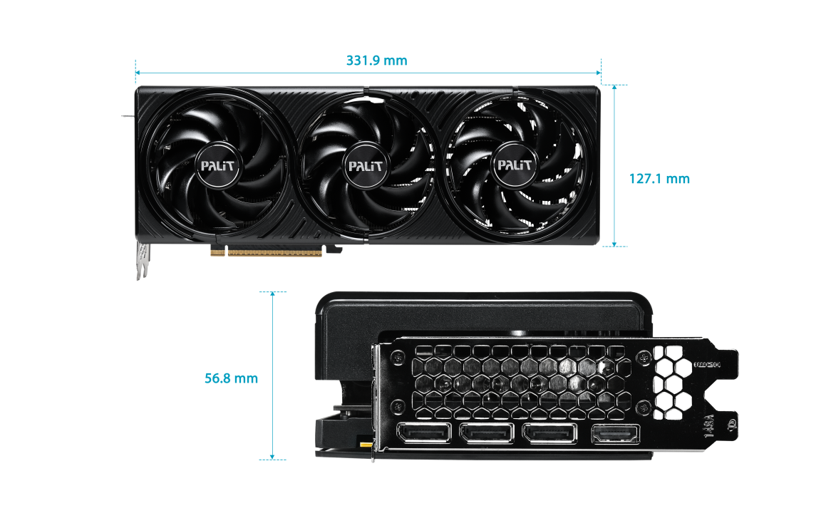 PALIT RTX5080 INFINITY 3 16GB GDDR7 thumbnail 4