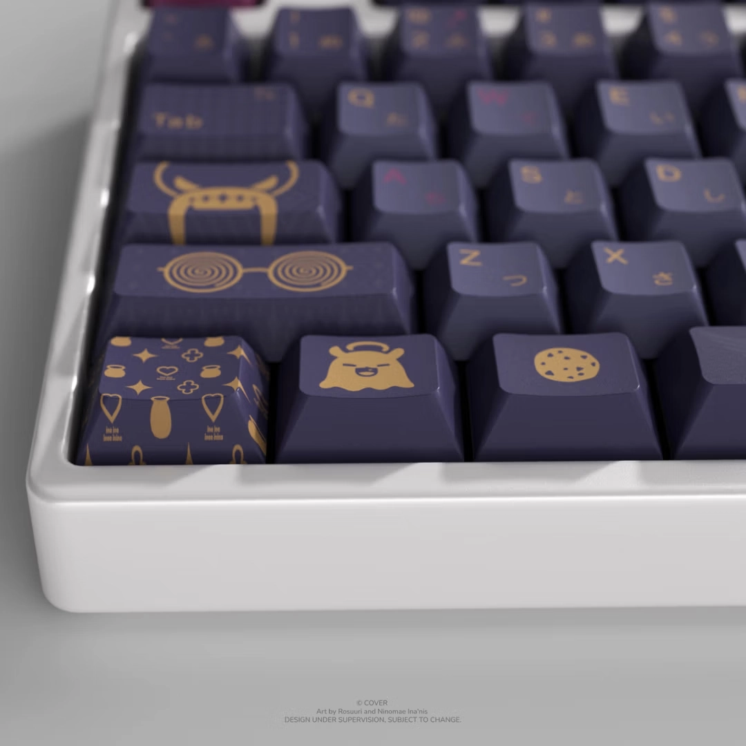 HYTE Ninomae Ina'nis Keycap Set and Desk Pad Bundle【預計2026年Q4到貨】 thumbnail 5