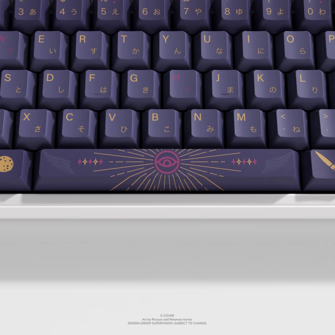 HYTE Ninomae Ina'nis Keycap Set and Desk Pad Bundle【預計2026年Q4到貨】 thumbnail 6