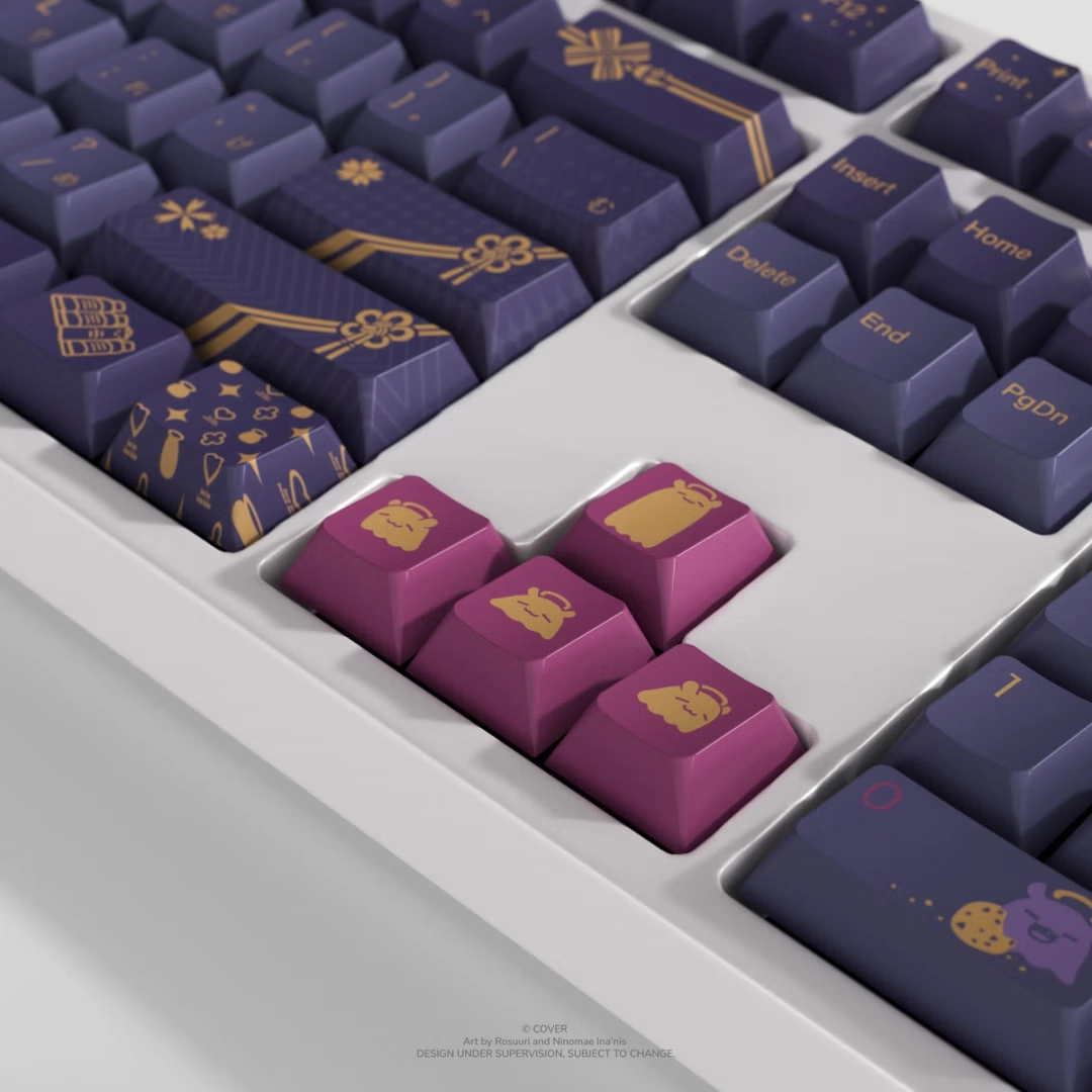 HYTE Ninomae Ina'nis Keycap Set and Desk Pad Bundle【預計2026年Q4到貨】 thumbnail 7