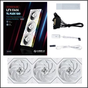 LIAN LI UNI FAN TL FLEX REVERSE BLADE WIRELESS*3 WHITE