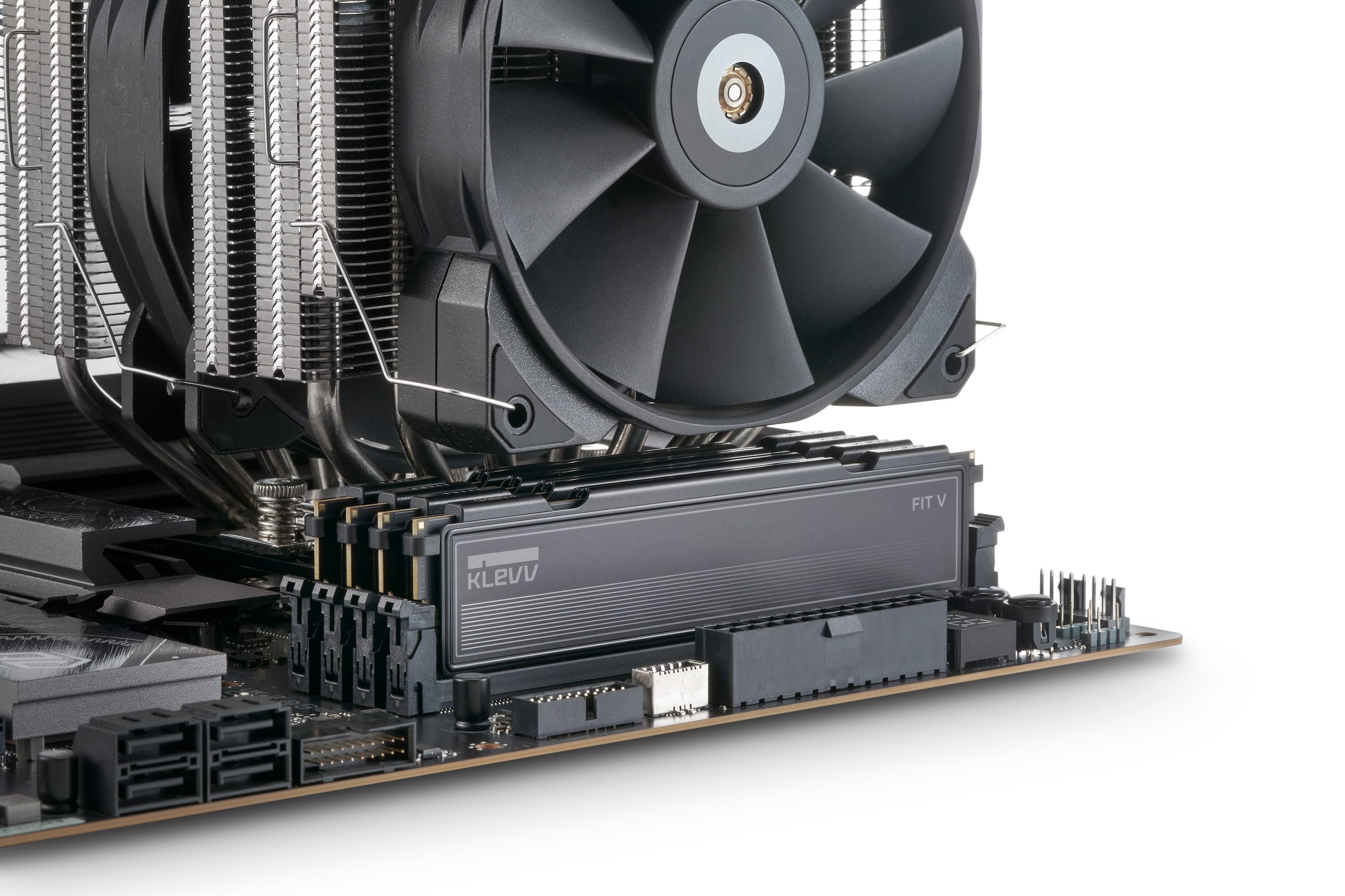 KLEVV FIT V 32G(16G*2) DDR5 6000MHZ BLACK HEATSINK thumbnail 3