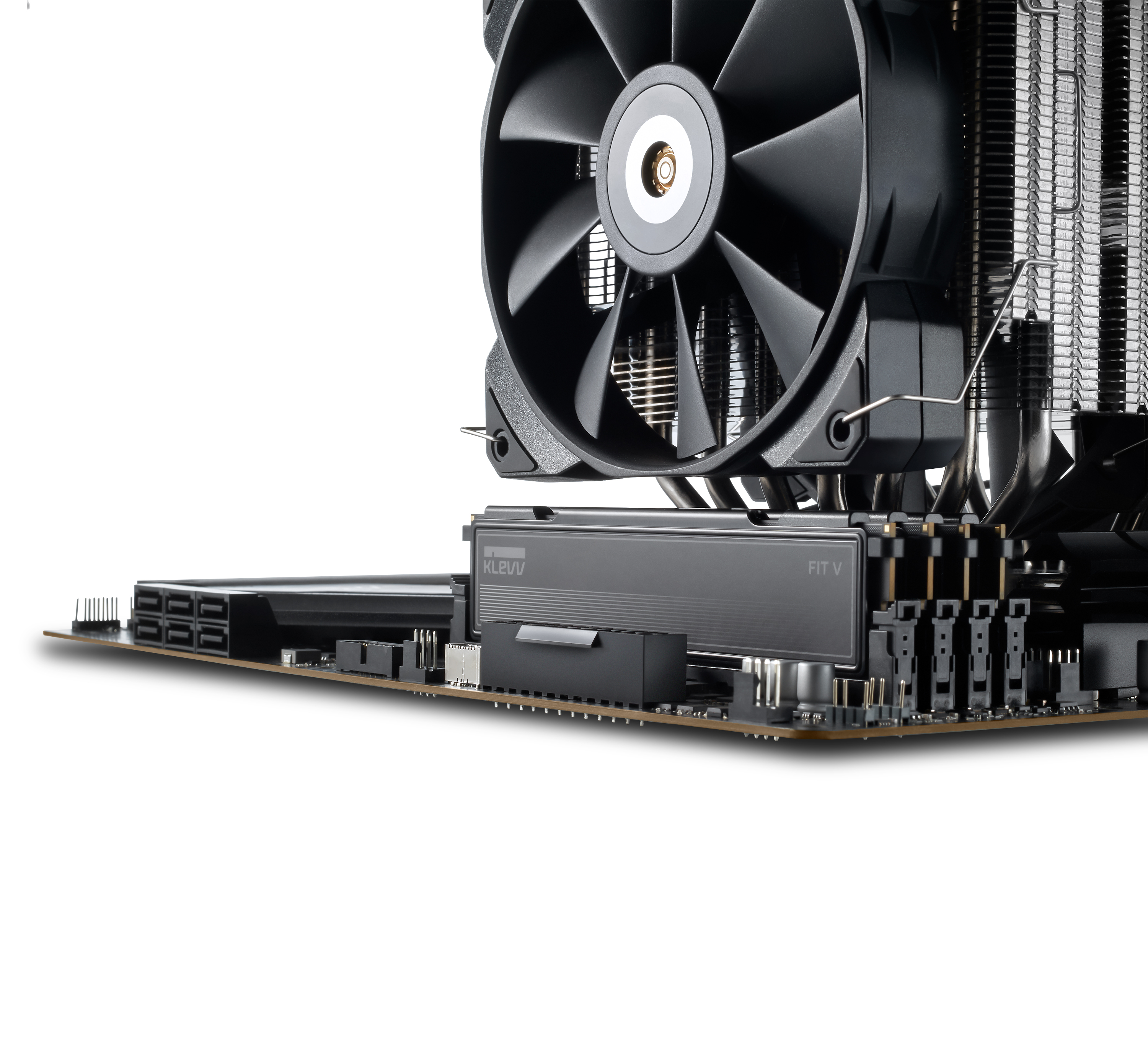 KLEVV FIT V 32G(16G*2) DDR5 6000MHZ BLACK HEATSINK thumbnail 4