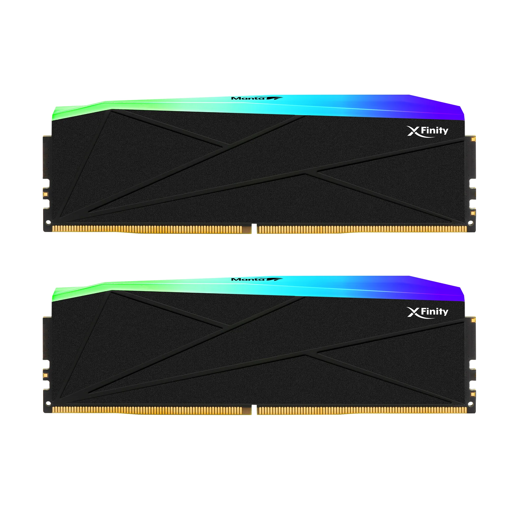 V-COLOR MANTA XFINITY RGB 32GB(16G*2) DDR5 6000MHZ BLACK
