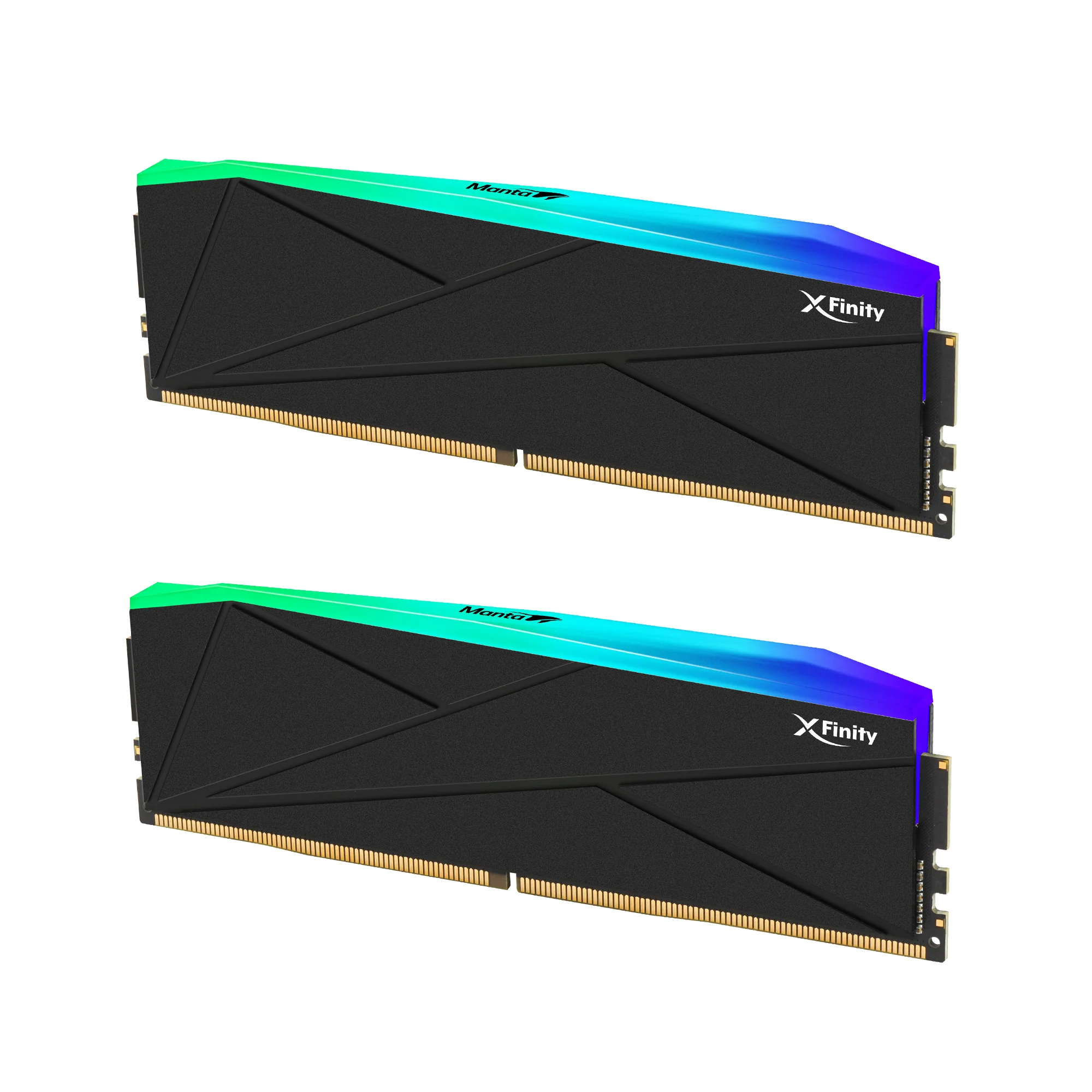 V-COLOR MANTA XFINITY RGB 32GB(16G*2) DDR5 6000MHZ BLACK thumbnail 2