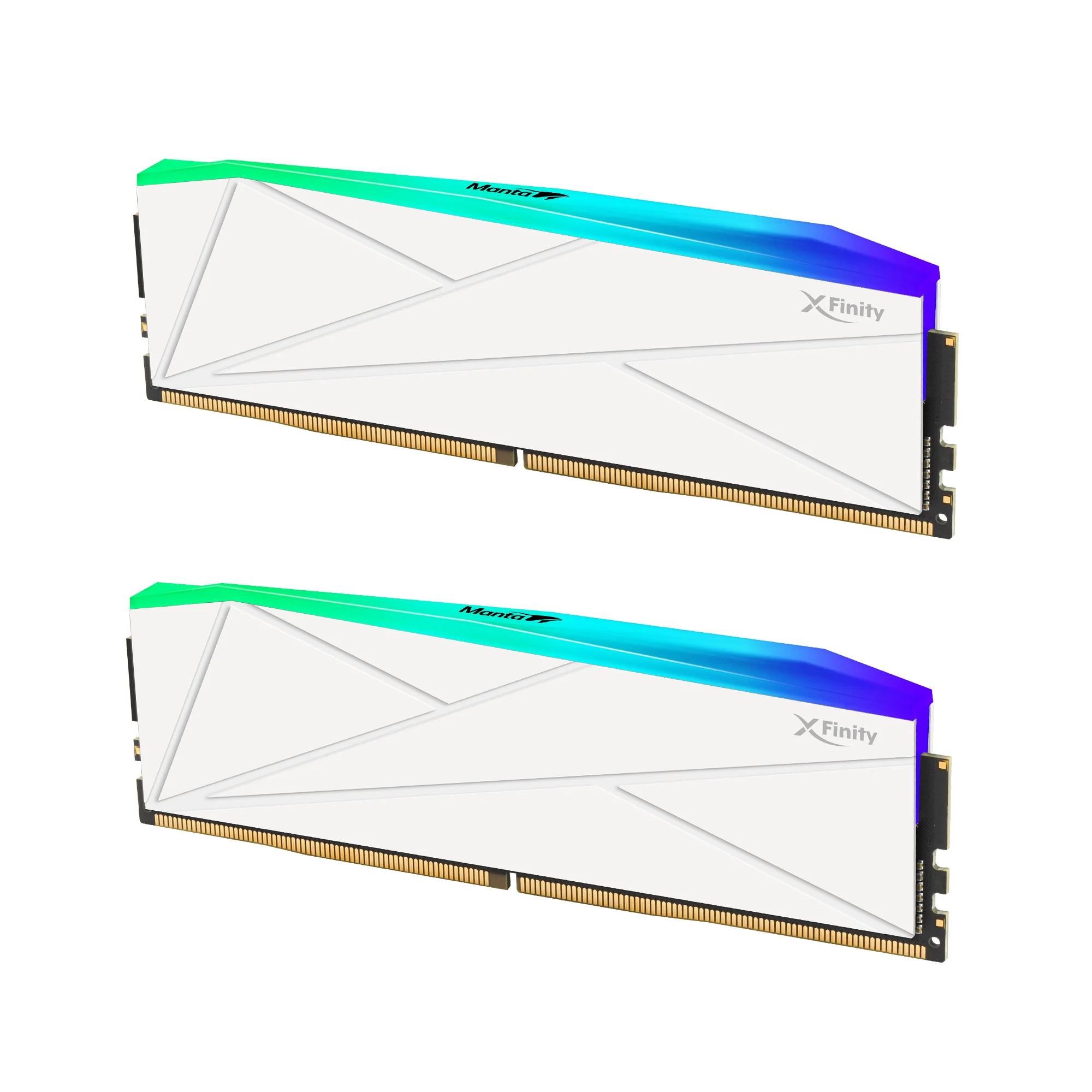 V-COLOR MANTA XSKY AMD EXPO 32G(16G*2) DDR5 6000MHX RGB WH thumbnail 2