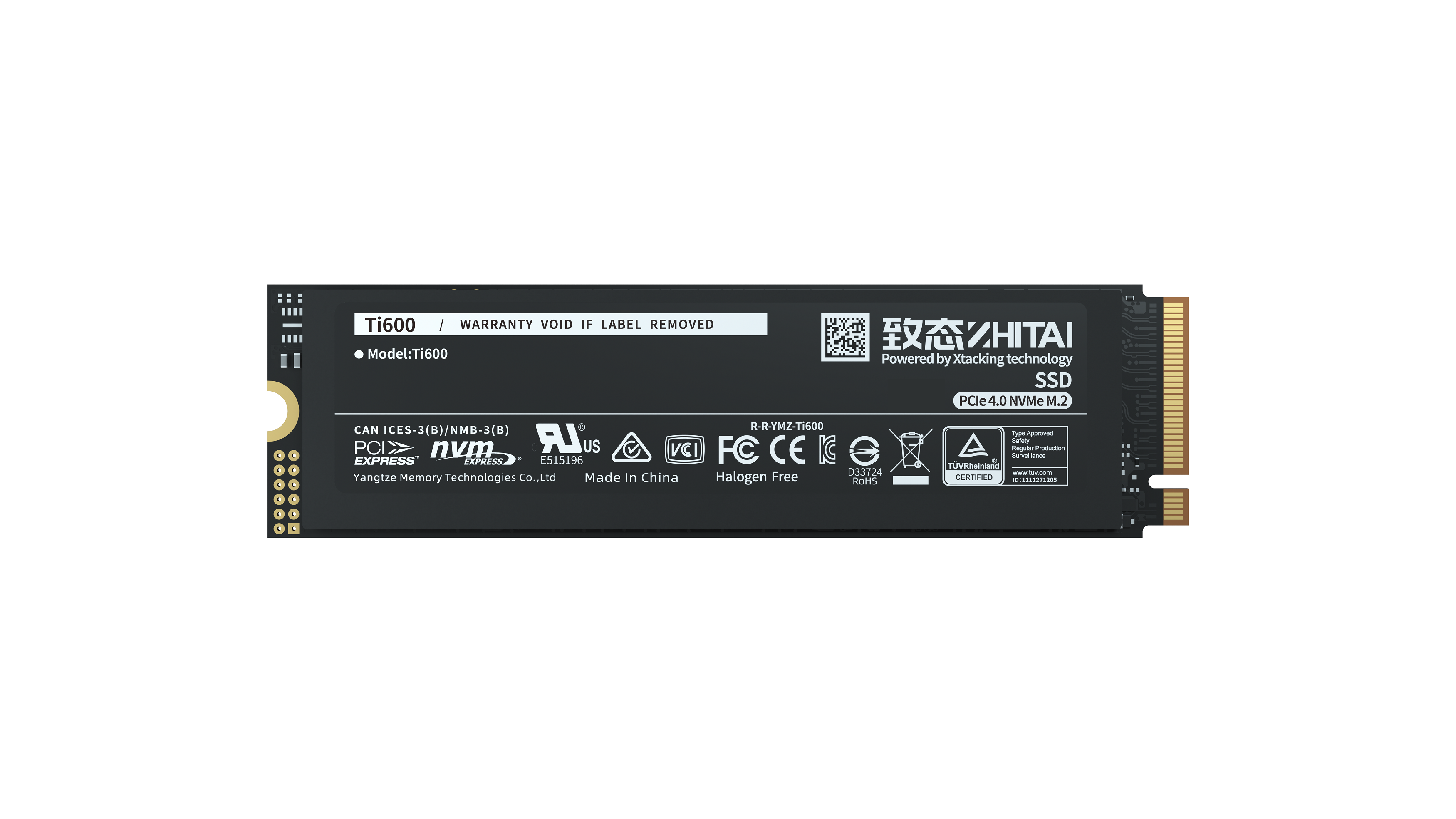 ZHI TAI TI600 2TB PCIE 4.0 NVME M.2 SSD