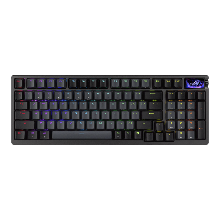 ASUS ROG Azoth 96 HE Lite 96% 無線電競機械鍵盤 黑色 thumbnail 5