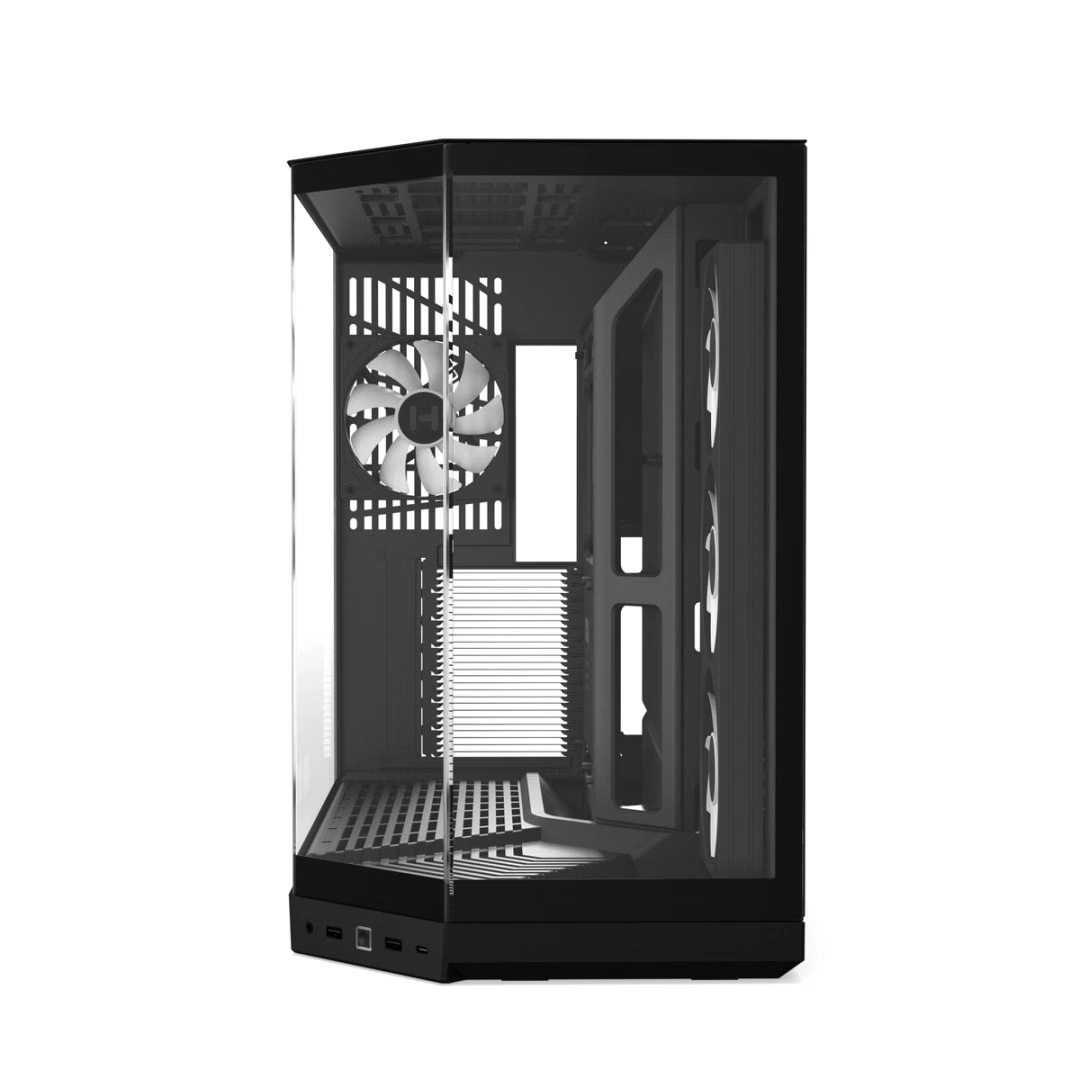 HYTE Y50 RGB ATX CASE PITCH BLACK thumbnail 11