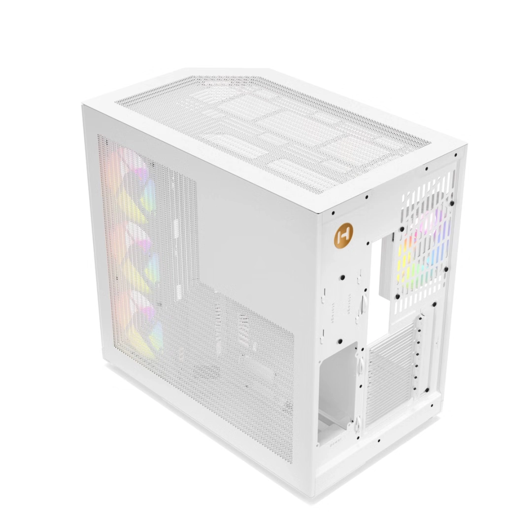 HYTE Y50 RGB ATX CASE SNOW WHITE thumbnail 6