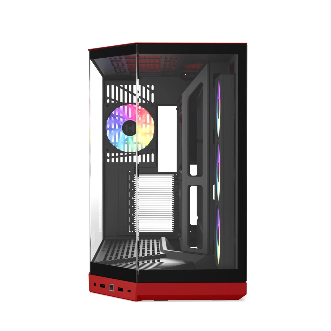 HYTE Y50 RGB ATX CASE BLACK CHERRY thumbnail 3
