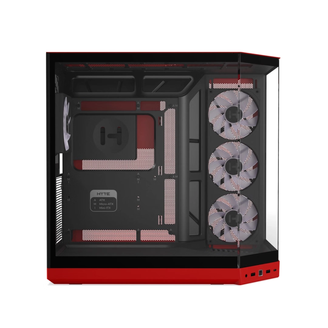 HYTE Y50 RGB ATX CASE BLACK CHERRY thumbnail 12