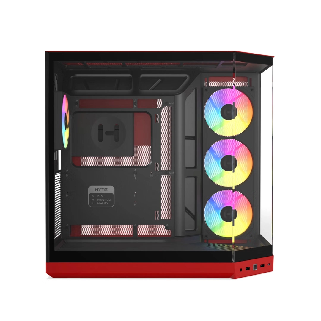 HYTE Y50 RGB ATX CASE BLACK CHERRY thumbnail 4