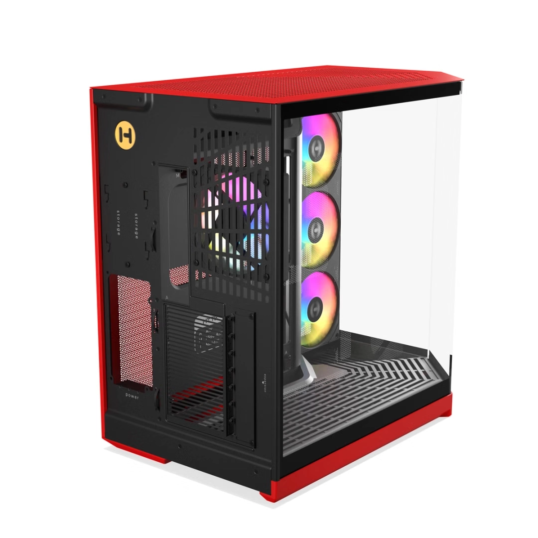 HYTE Y50 RGB ATX CASE BLACK CHERRY thumbnail 5