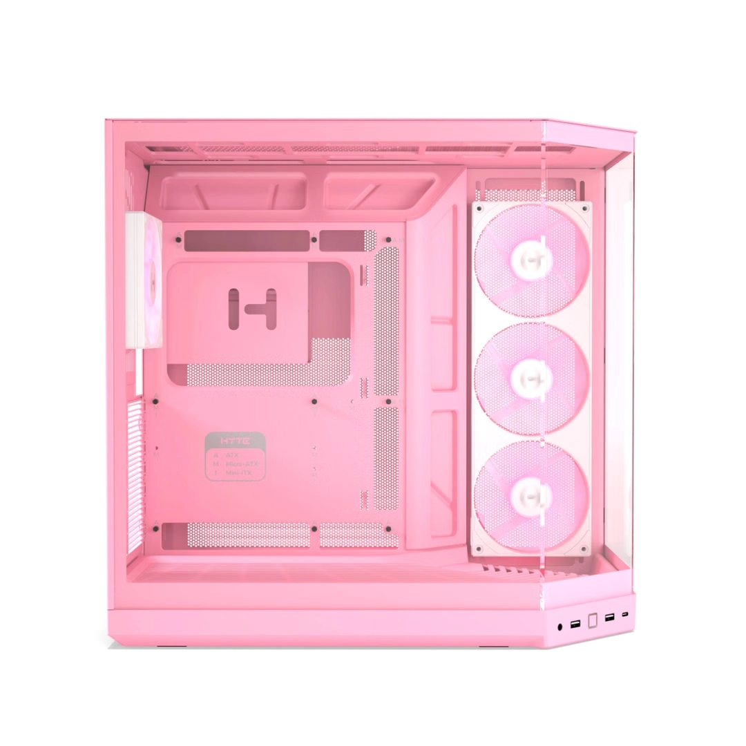 HYTE Y50 RGB ATX CASE STRAWBERRY MILK thumbnail 4
