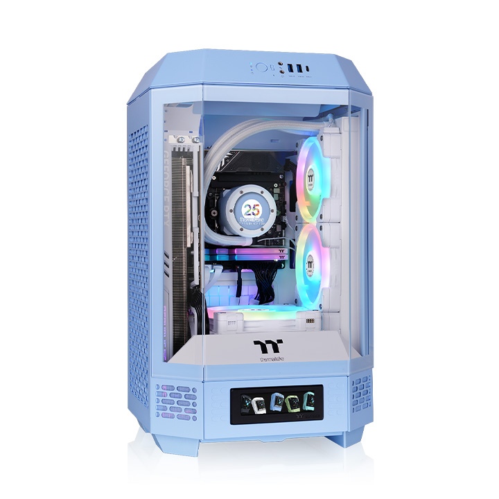 THERMALTAKE THE TOWER 250 CASE HYDRANGEA BLUE CA-1Z9-00SFWN-00 thumbnail 6