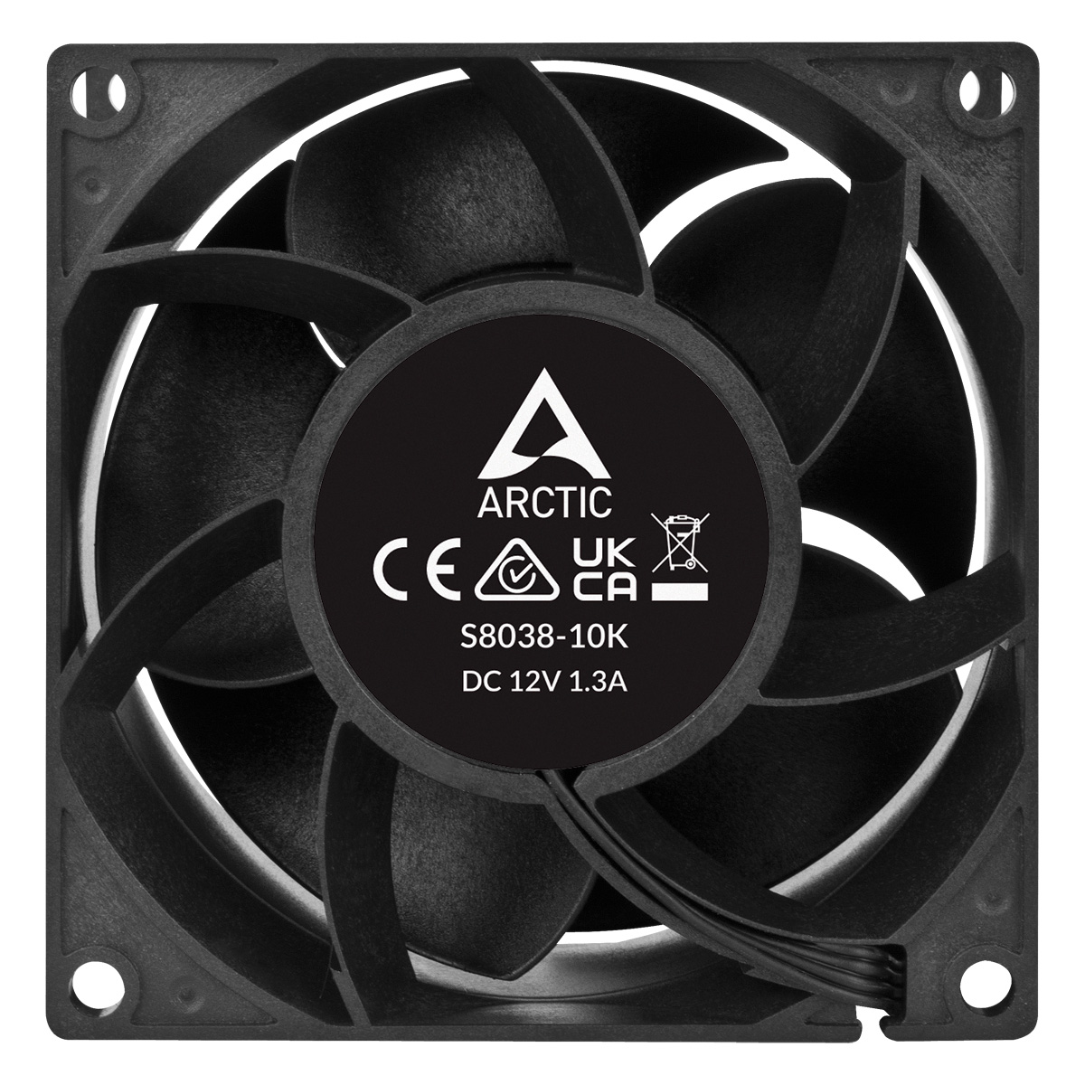 ARCTIC S8038-10K - 4 Pack 80 mm 10K RPM SERVER FAN 4 PACK thumbnail 4