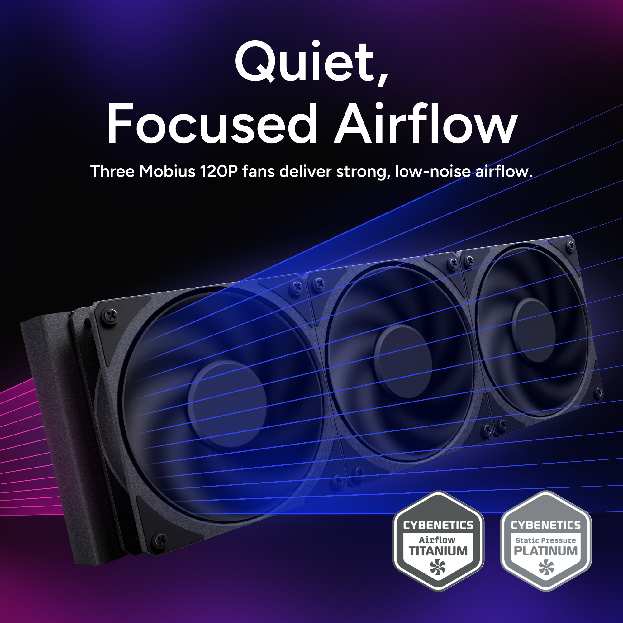 Cooler Master MasterLiquid ML360 Atmos II Stealth thumbnail 5