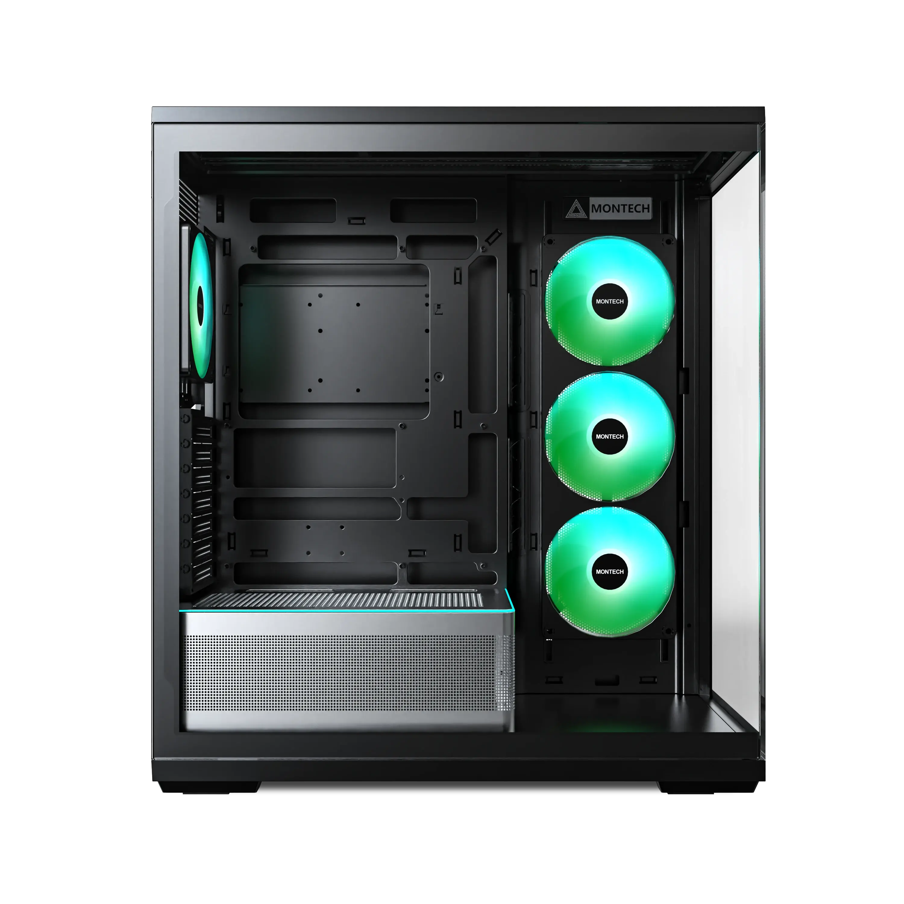 MONTECH TG3 ATX CASE BLACK thumbnail 5