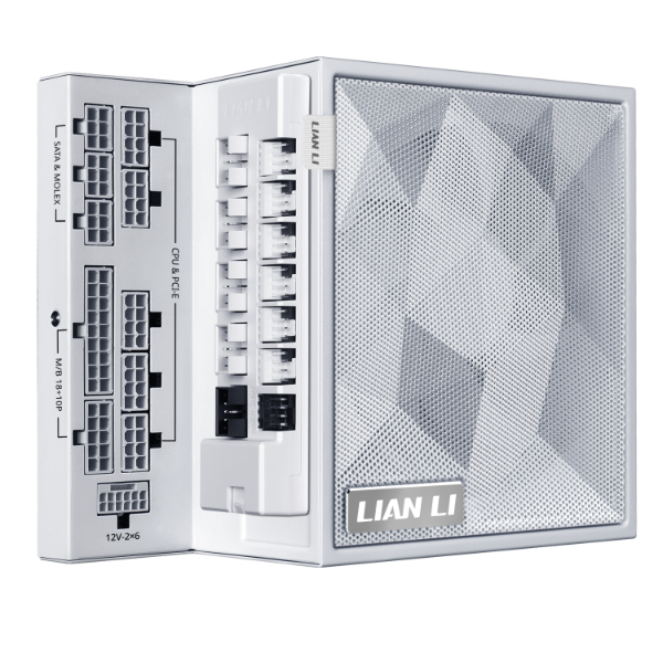 LIAN LI EDGE V2 GOLD 1000W ATX3.1 FULL MODULAR WHITE thumbnail 3
